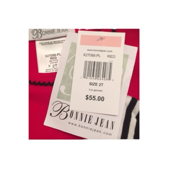 Bonnie Jean Red Nutcracker Ruffle Dress & Leggings Outfit 2T - Picture 5 of 8